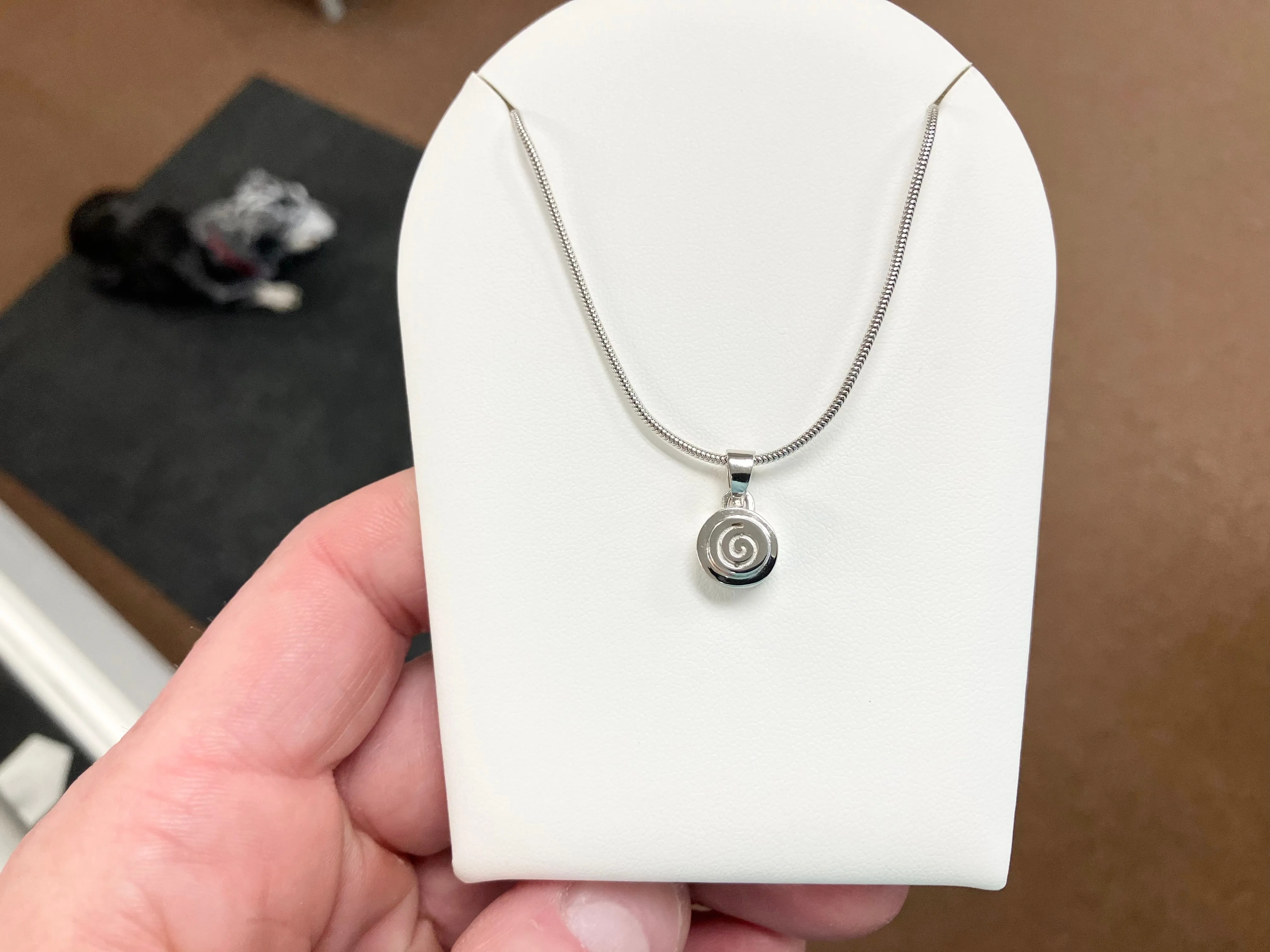 Silver Pendant With Chain