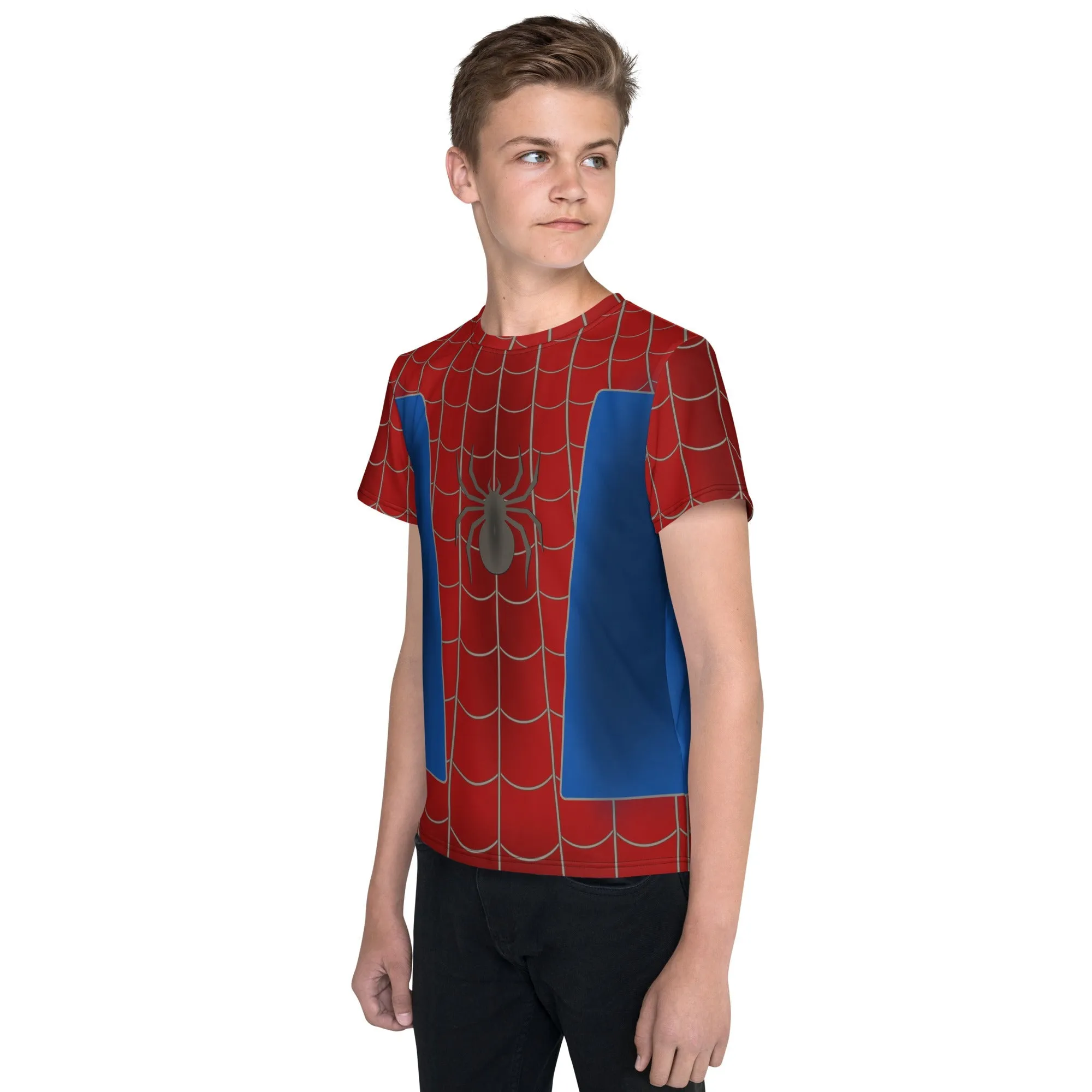 Spidey Style Youth crew neck t-shirt