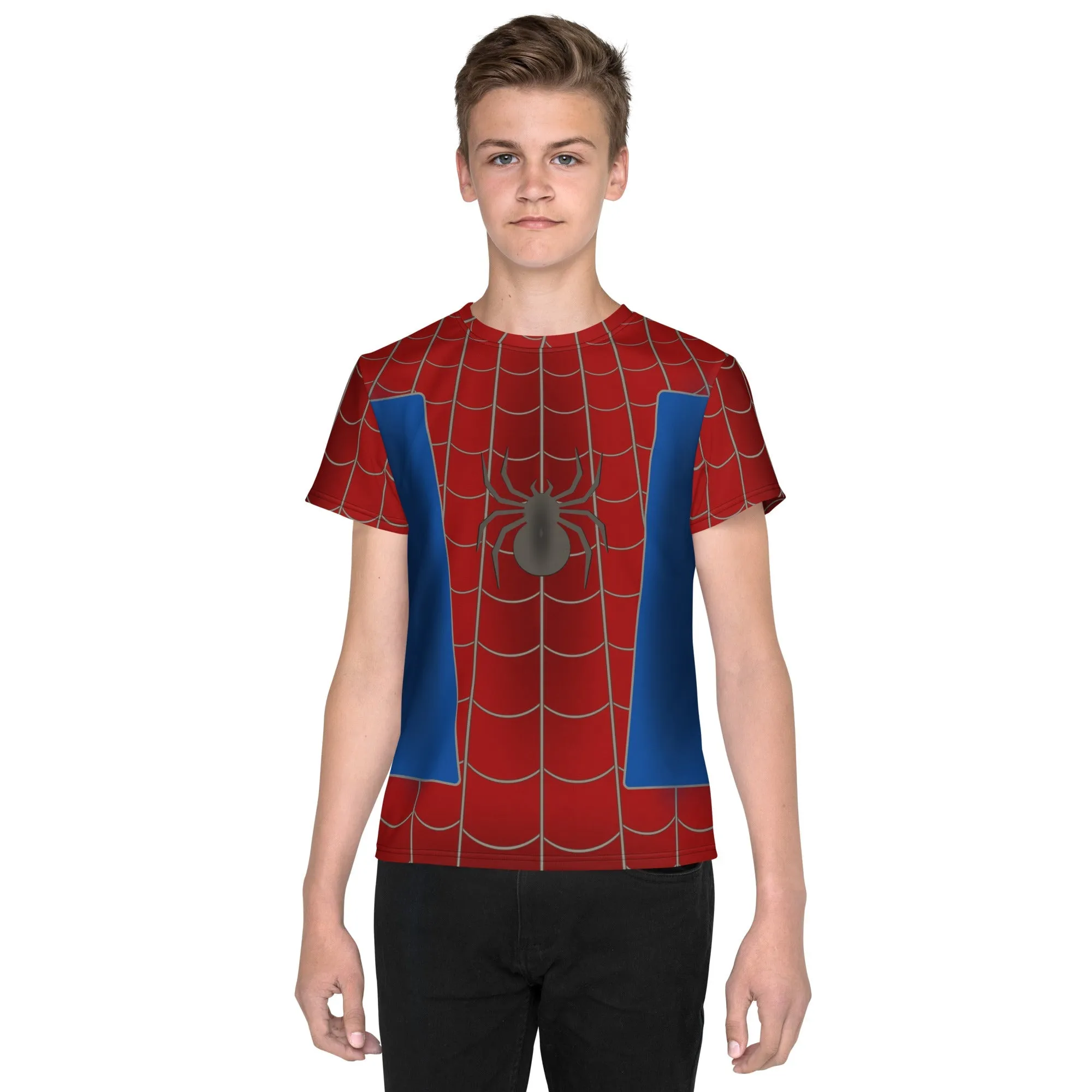 Spidey Style Youth crew neck t-shirt