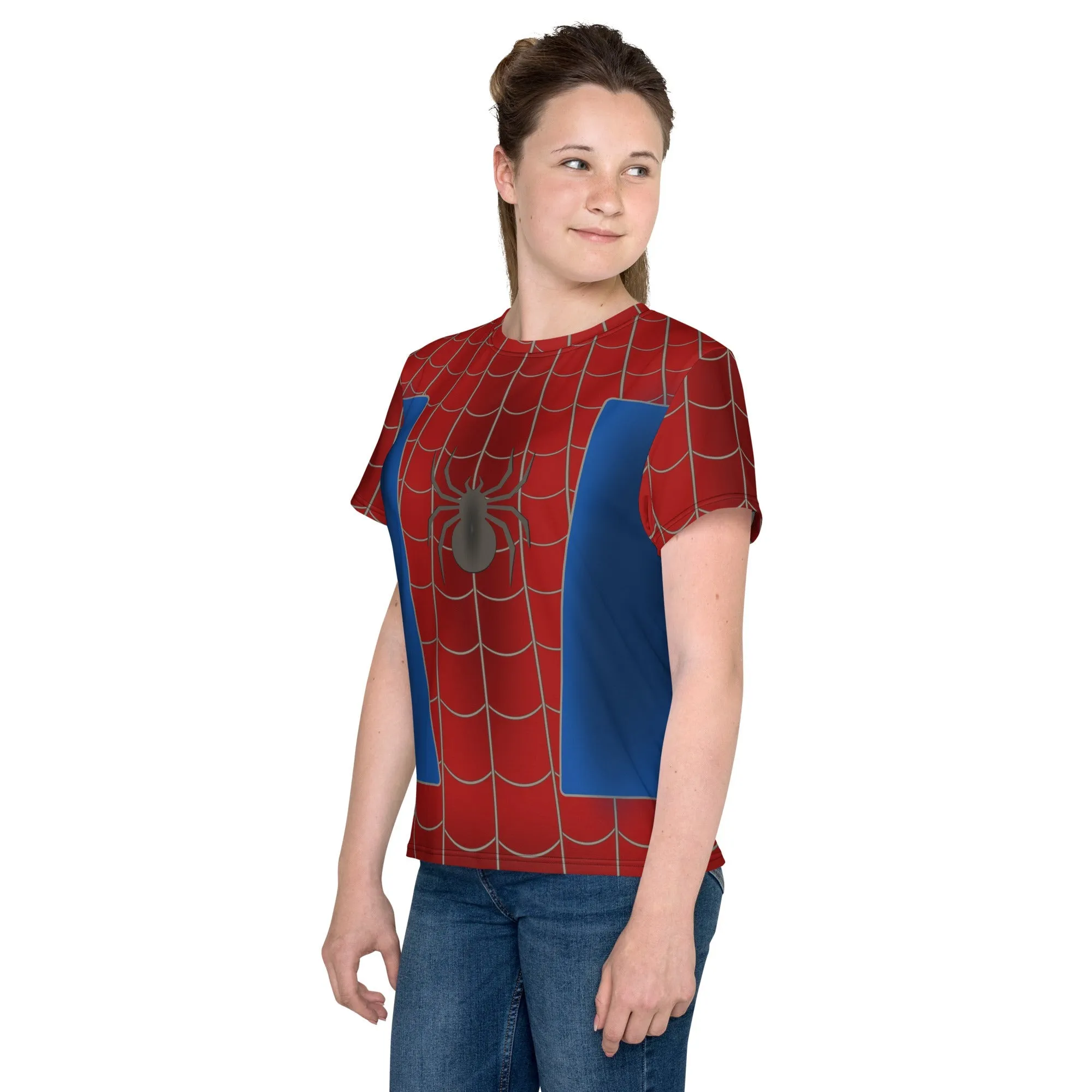 Spidey Style Youth crew neck t-shirt