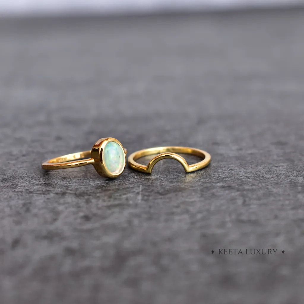 Stackable Bundle - Opal Ring