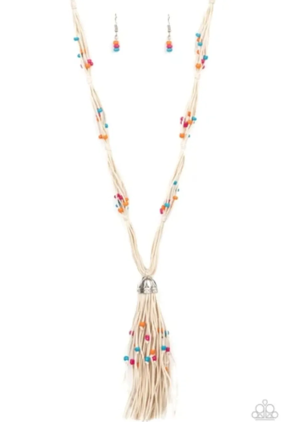 Summery Sensations - Multi Urban Necklace - Paparazzi Accessories