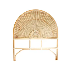 Sunrise Rattan & Wicker Bedhead King Single Size Natural