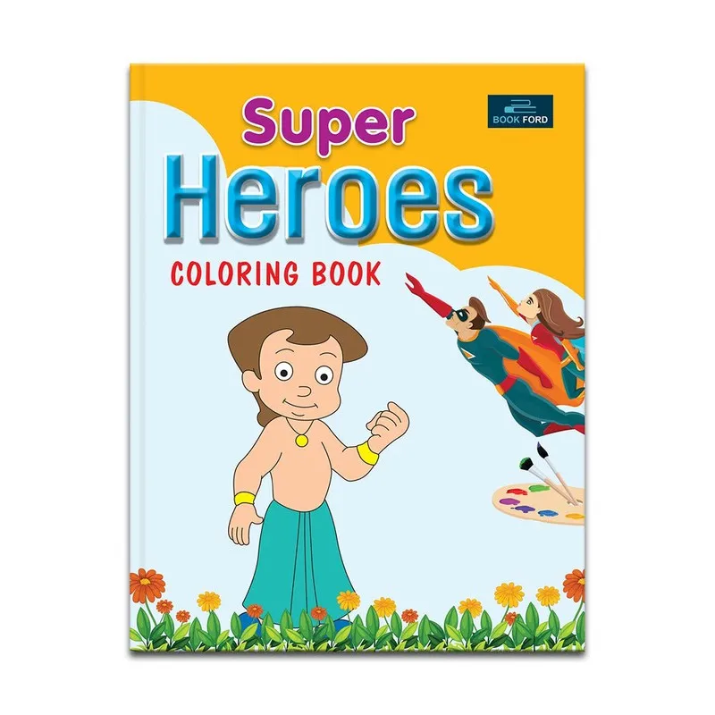 Super Heroes Coloring Book For Kids