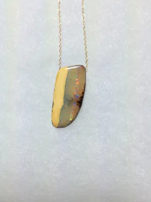 Universe in a Drop - Opal Necklace