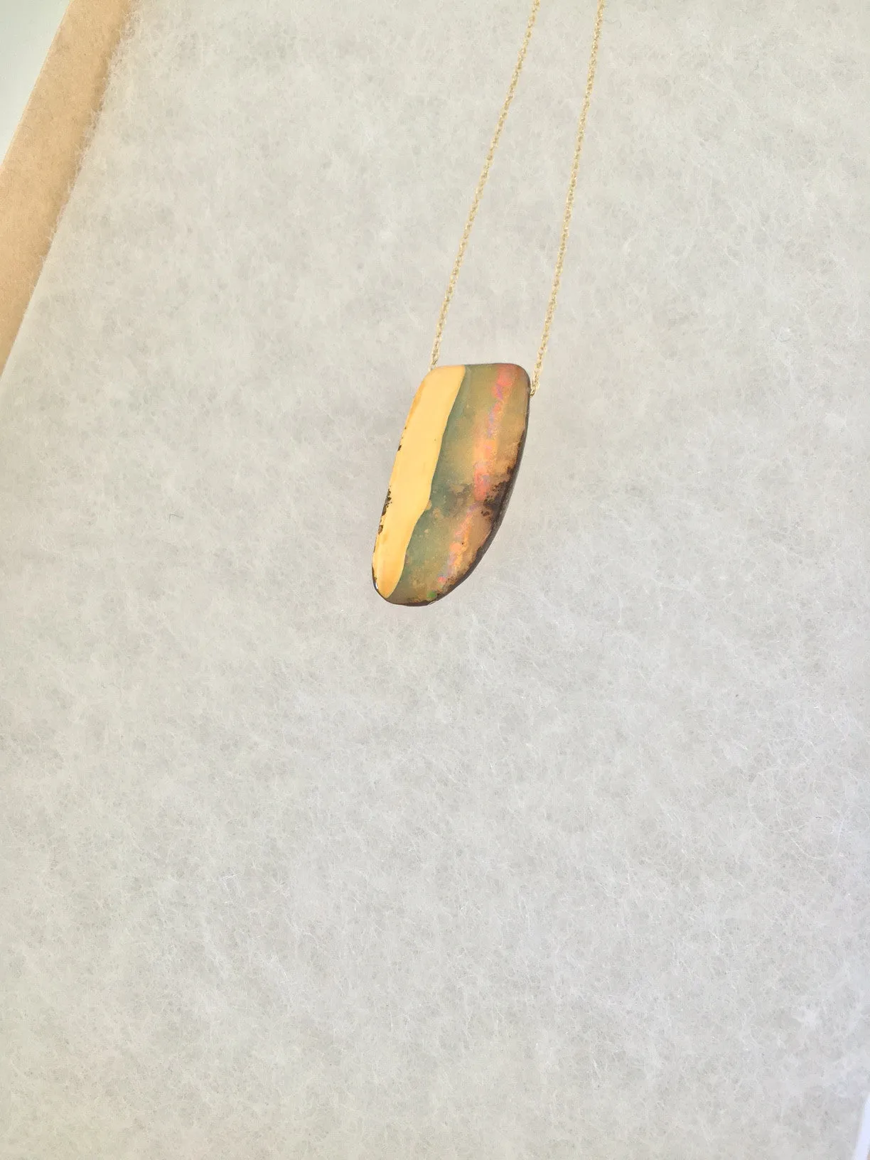 Universe in a Drop - Opal Necklace