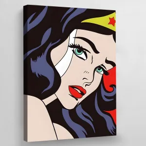 Woman Pop Art Canvas