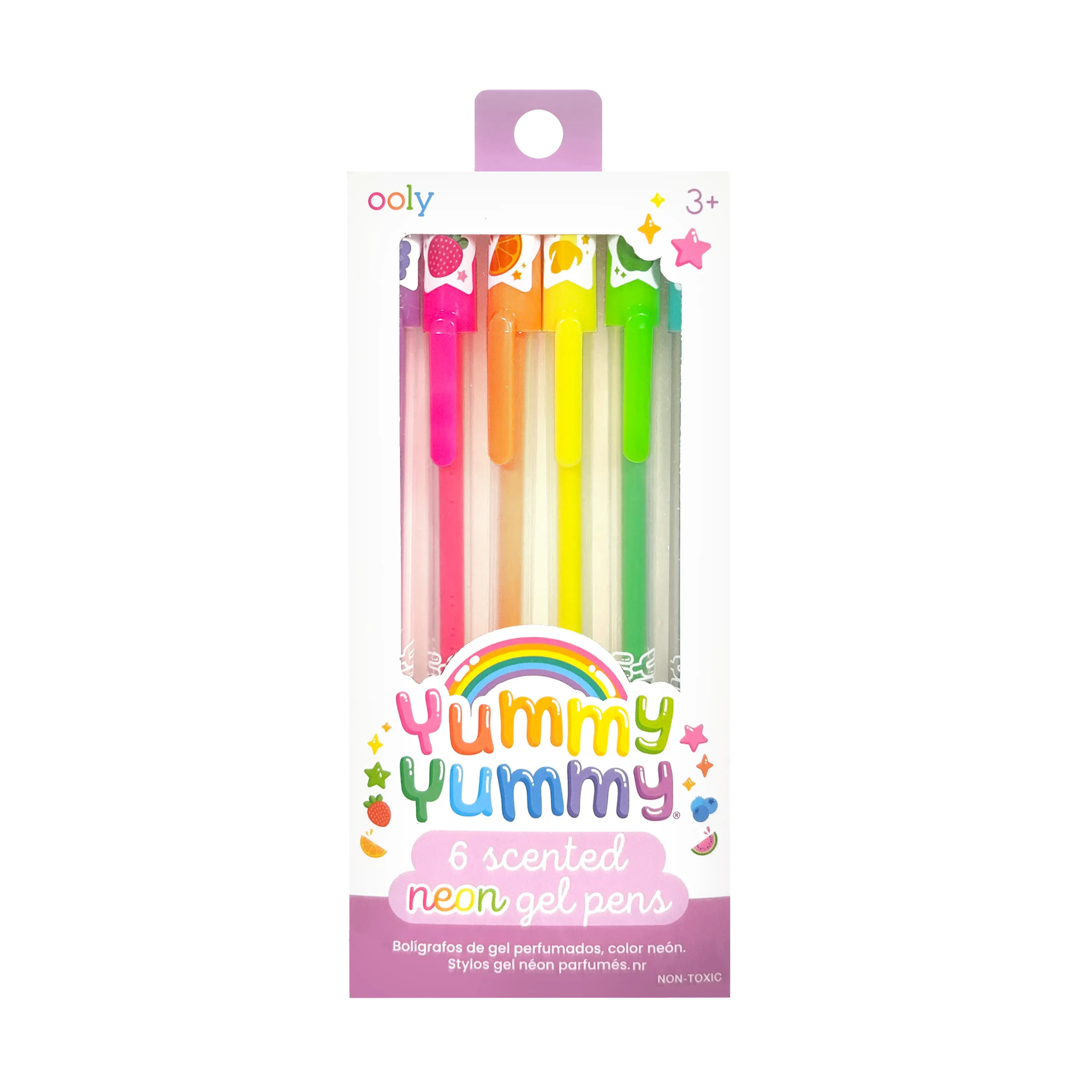 Yummy Yummy Scented Gel Pens - Neon - Set of 6