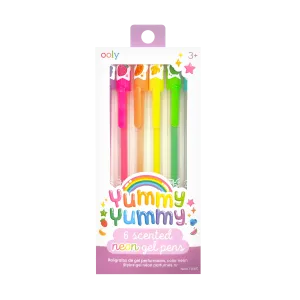 Yummy Yummy Scented Gel Pens - Neon - Set of 6