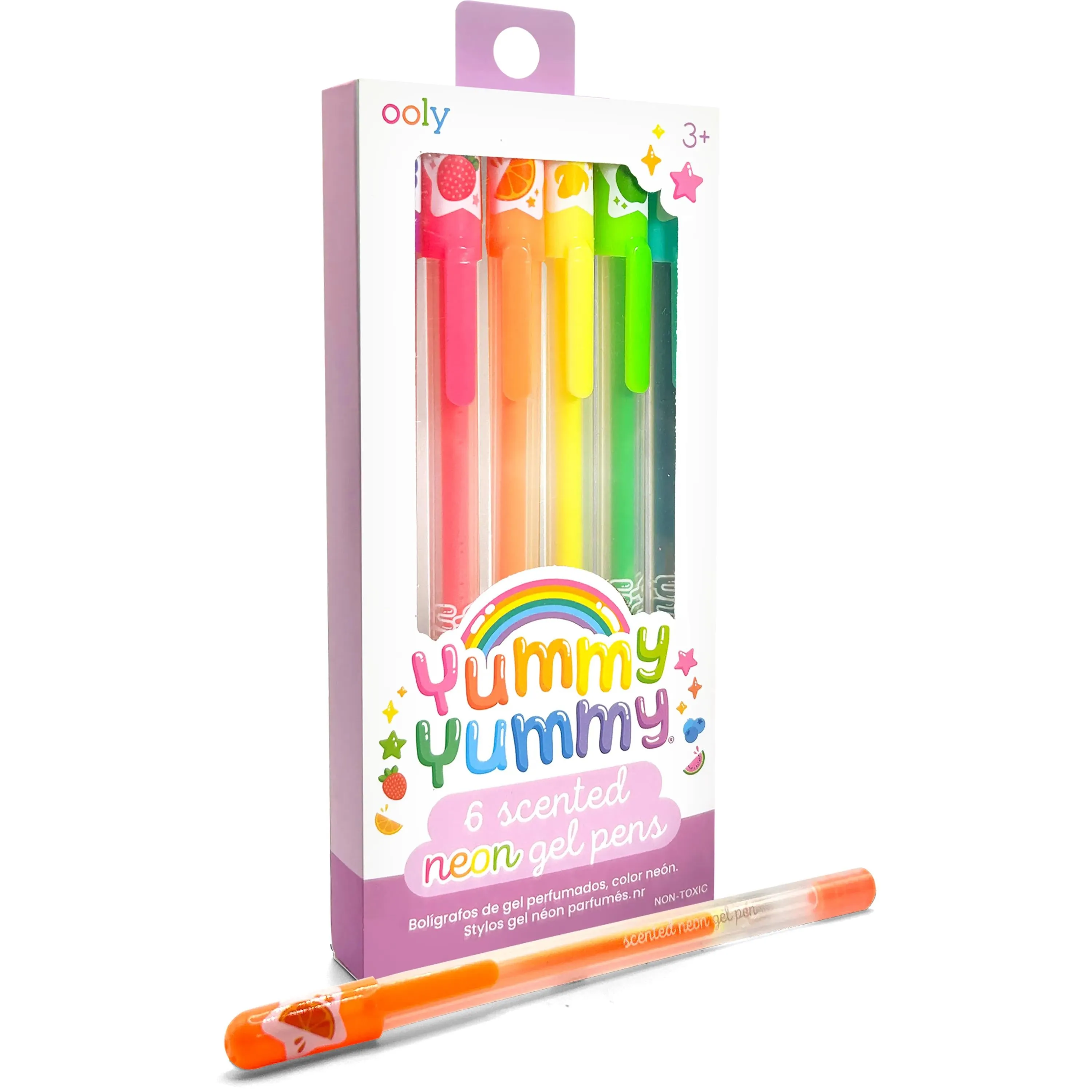 Yummy Yummy Scented Gel Pens - Neon - Set of 6